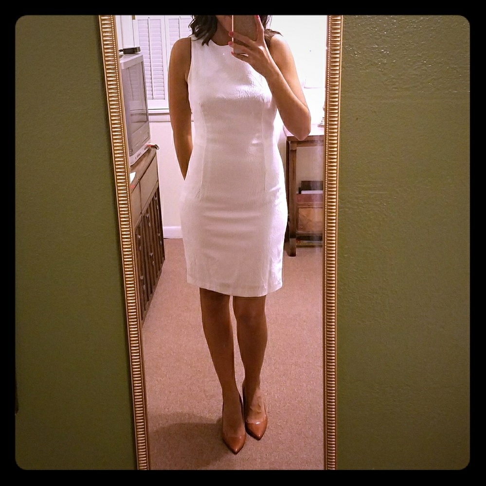 H&M white cocktail dress